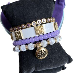 GIFT BAG INCLUDED Rustic Cuff Set of FOUR stackable Bracelets Set
